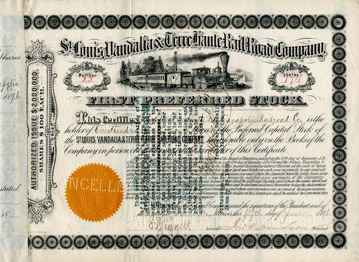 St. Louis, Vandalia and Terre Haute Railroad Co.